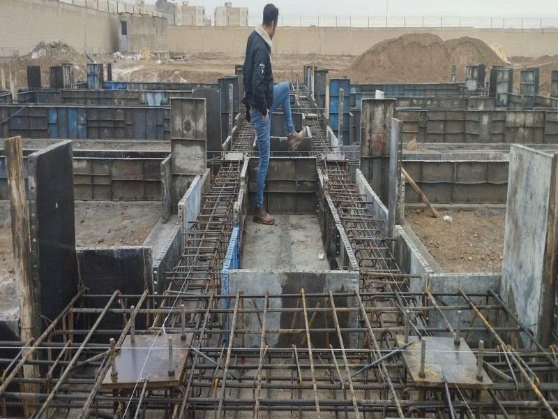 اجرای فونداسیون سوله2