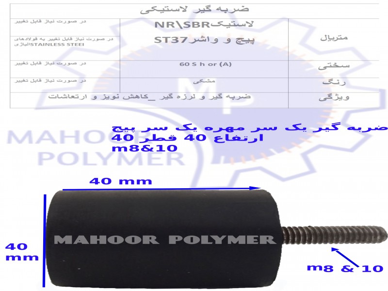 ضربه گیر لاستیکی، لرزه گیر لاستیکی و....3