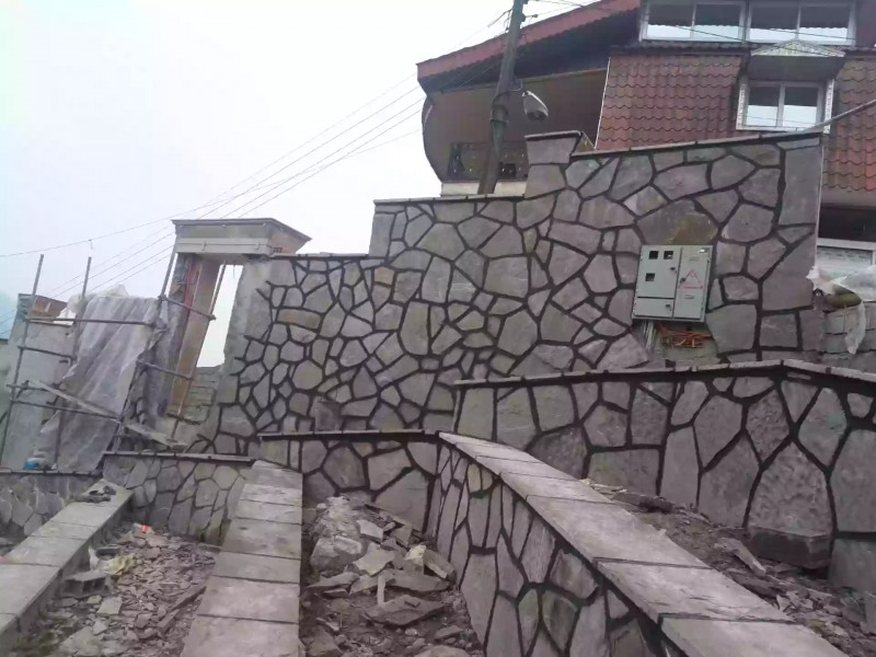 فروش سنگ لاشه ورقه ای سنگ مالون سنگ کوهی5