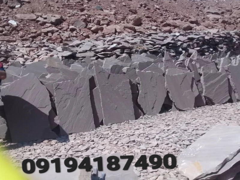 پخش سنگ های لاشه سنگ ورقه ای سنگ مالون5