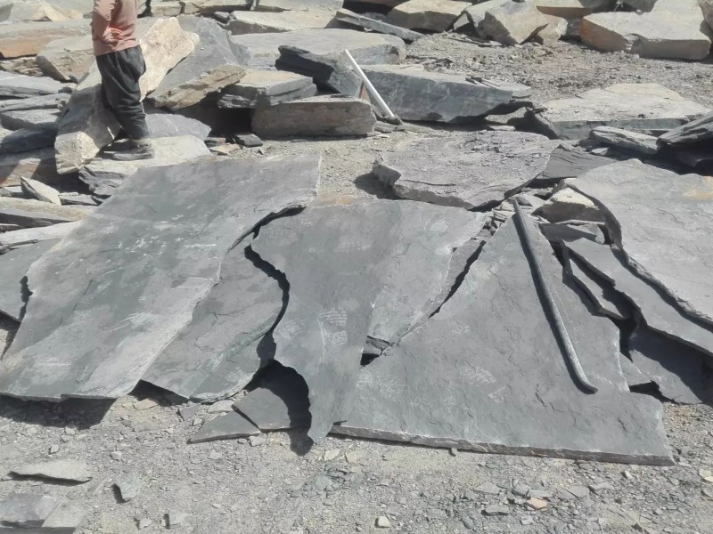 فروش سنگ لاشه ورقه ای سنگ مالون سنگ کوهی2