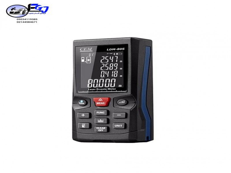 فاصله سنج لیزری 80متری برند CEM مدل LDM-80S0