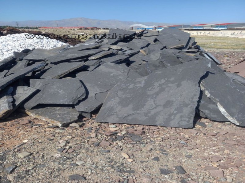 فروش سنگ لاشه ورقه ای سنگ مالون سنگ کوهی0