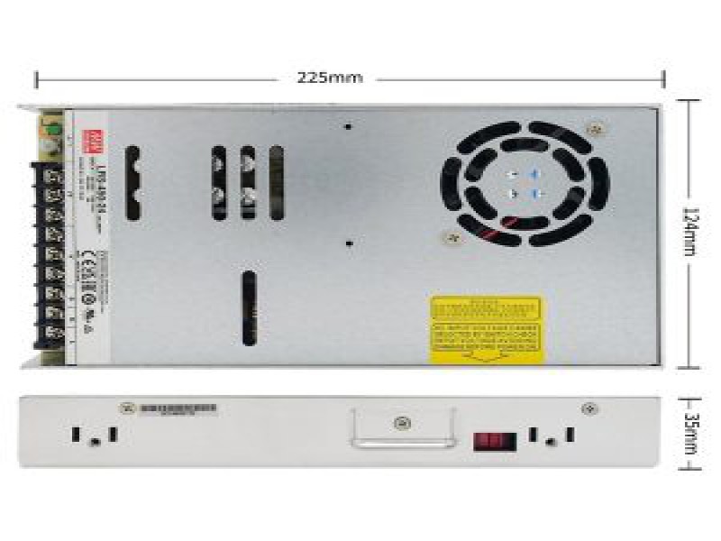 تغذیه LRS-450-24 برند مینول (mean well)0