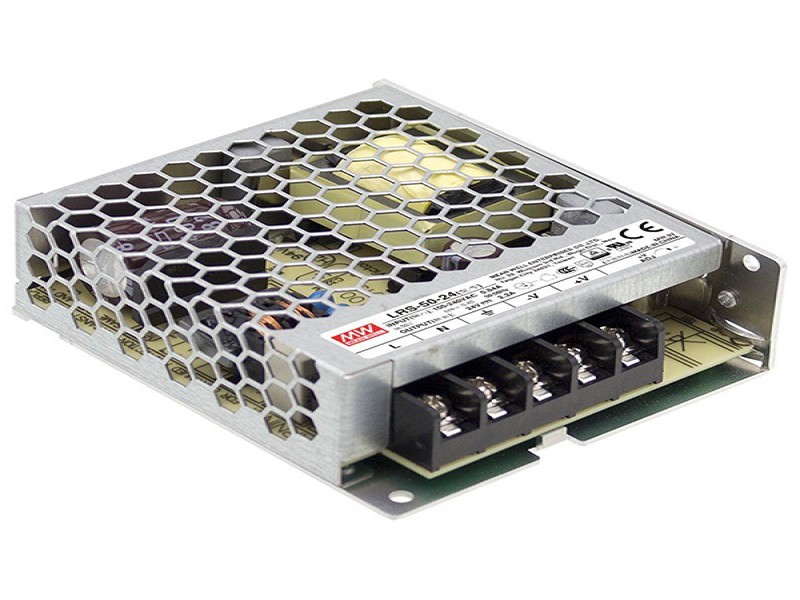فروش منبع تغذیه LRS-50-24 برند مینول (mean well)0