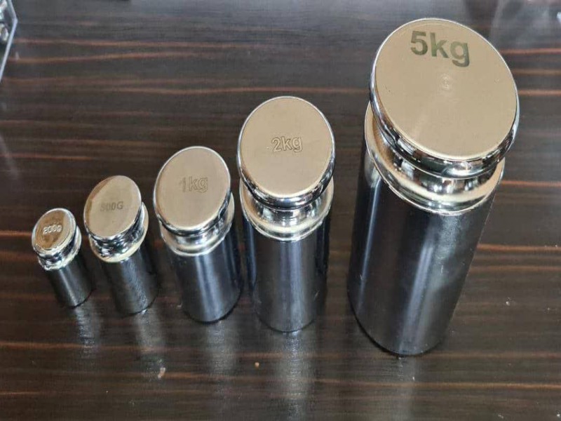 وزنه کالیبراسیون کروم استیل آبکاری شده0