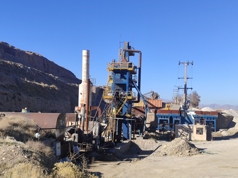 فروش ماشین آلات آسفالت ۱۲۰ تنی بهینه روشن0