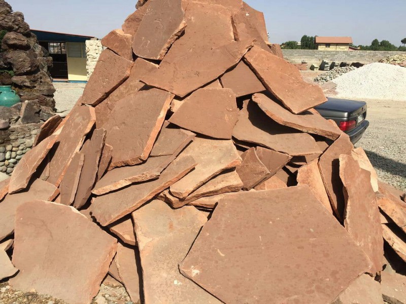 فروش سنگ لاشه ورقه ای سنگ مالون سنگ کوهی3