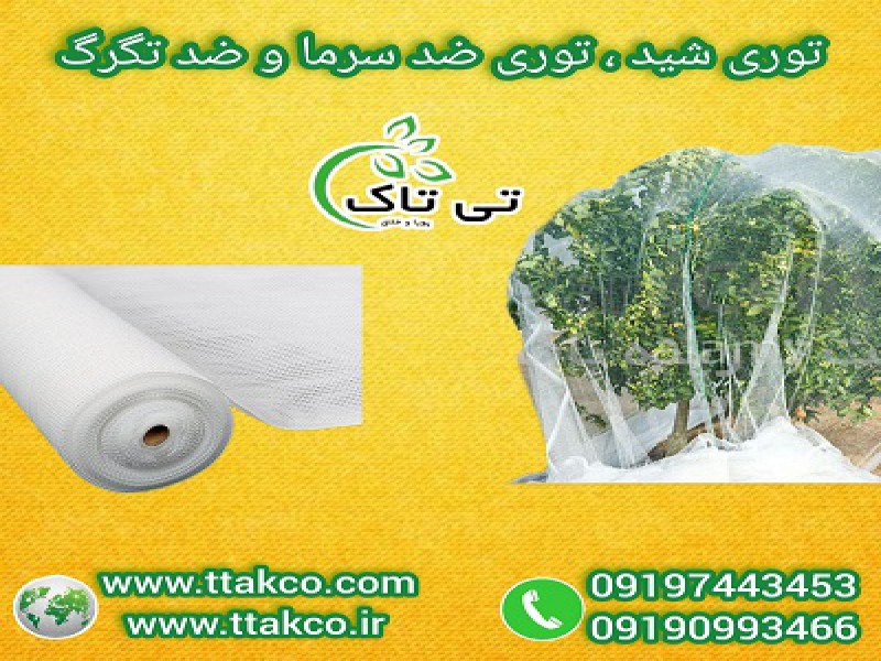 توری ضد سرما زدگی | شید گلخانه  |  توری محافظ  مرکبات و صیفی جات 091909934660