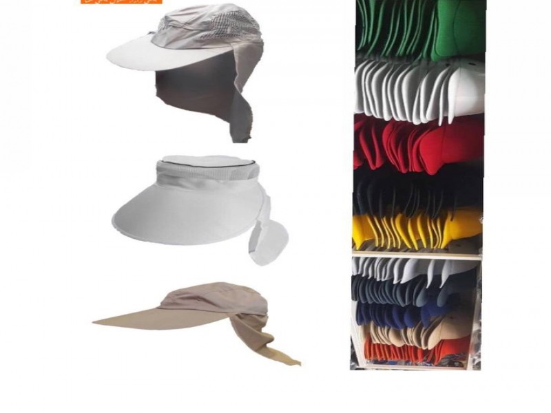 لباس کار تابستانی و کلاه آفتابی پشت دار2