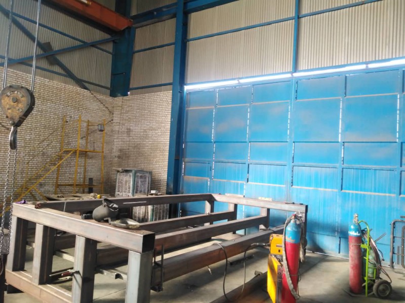 ساخت  شاسی دستگاه cnc1