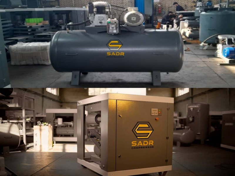 کمپرسور هوا، اسکرو، پیستونی، درایر، چیلر، پمپ باد2