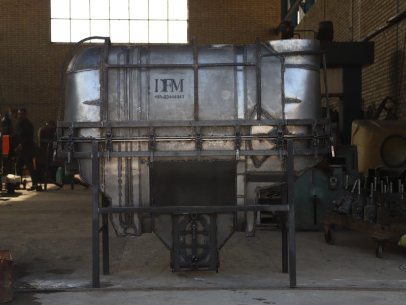 خط تولید مخزن آب 5000 لیتری | مدل شاتل دورانی2