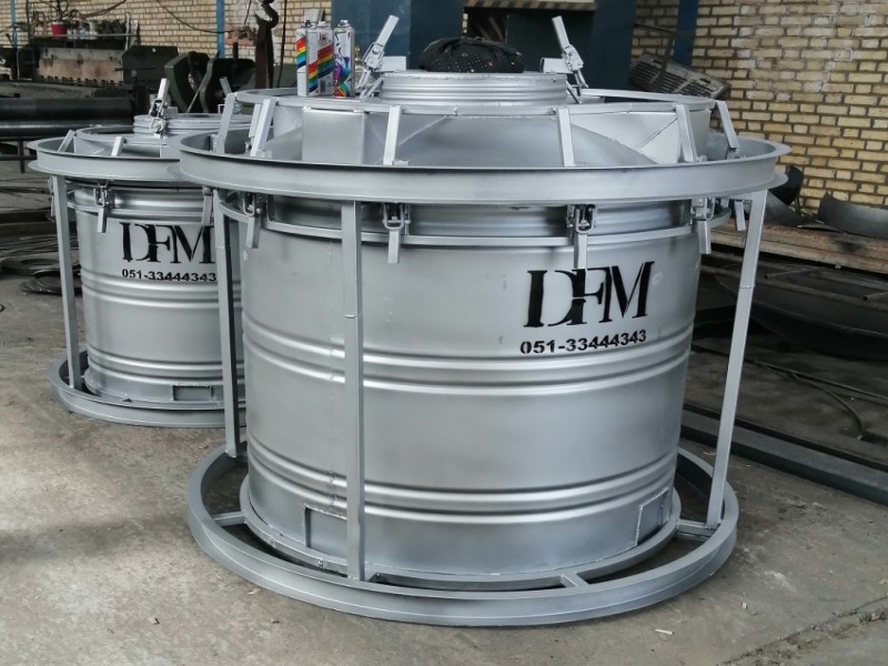 خط تولید مخزن آب 6000 لیتری | مدل شاتل دورانی1