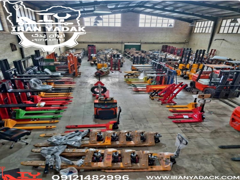 استاکر دستی جک پالت لیفتراک دستی جرثقیل استاکر برقی کارگاهی پالت گیر0
