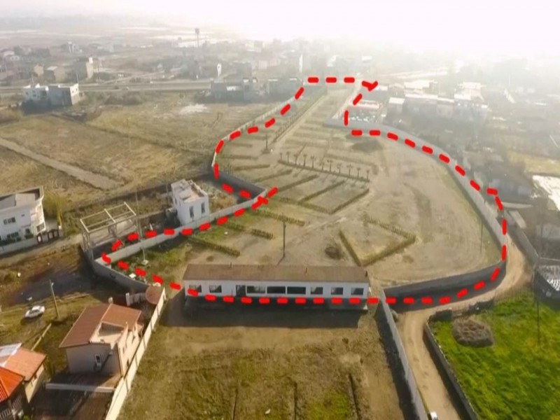 زمین دیوارکشی شده در سرخرود 2900 متر0