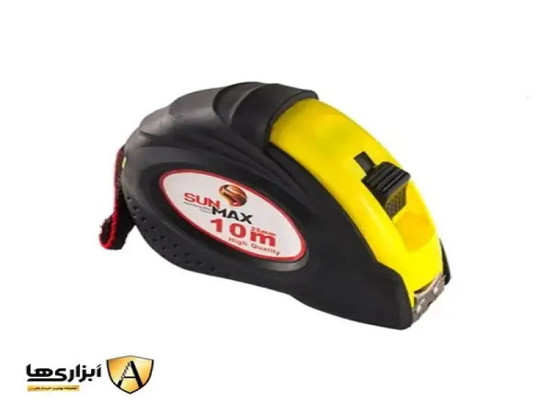 متر روکشدار ممتاز 10 متری سان مکث | بدنه ABS و تیغه استیل کربن0