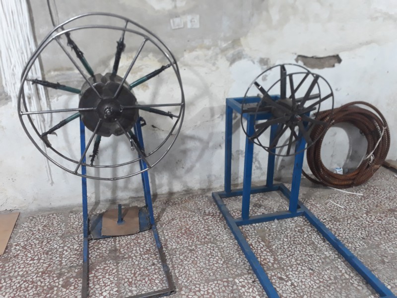 دستگاه بافت شلنگ صنعتی ۳۲ و ۳۶ دوک ژاپنی اصل ۱۰ عدد_ دوک پرکن ۸ کله ۱ عدد _ دستگاه تزریق تک لایه ۱ عدد_ به همراه تمام ملزومات مورد نیاز1