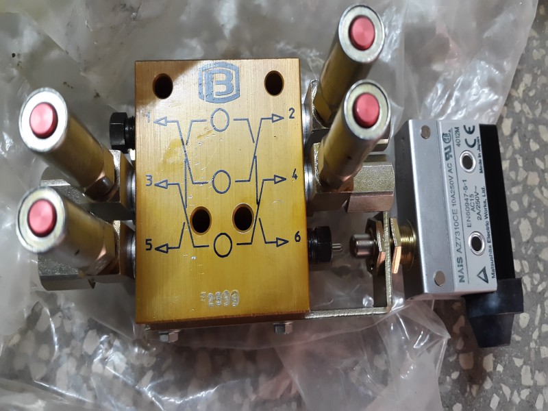 کارت پی ال سی و شیر پنوماتیک و هیدرولیک ،انکودر ،تله بخار ،خطکش اهرمی ،سنسور چشمی  همه اصل آمریکایی و ایتالیایی 6