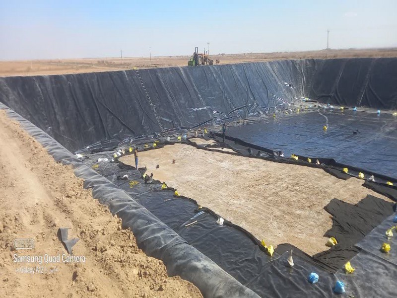 ژئوممبران - ساخت استخرهای ذخیره‌سازی آب در کشاورزی2