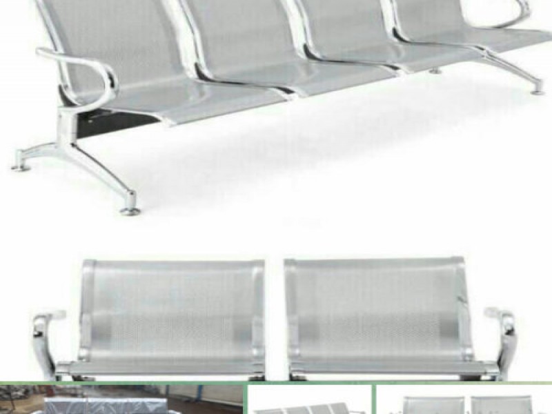 خرید صندلی فرودگاهی فلزی سه نفره | قیمت صندلی0