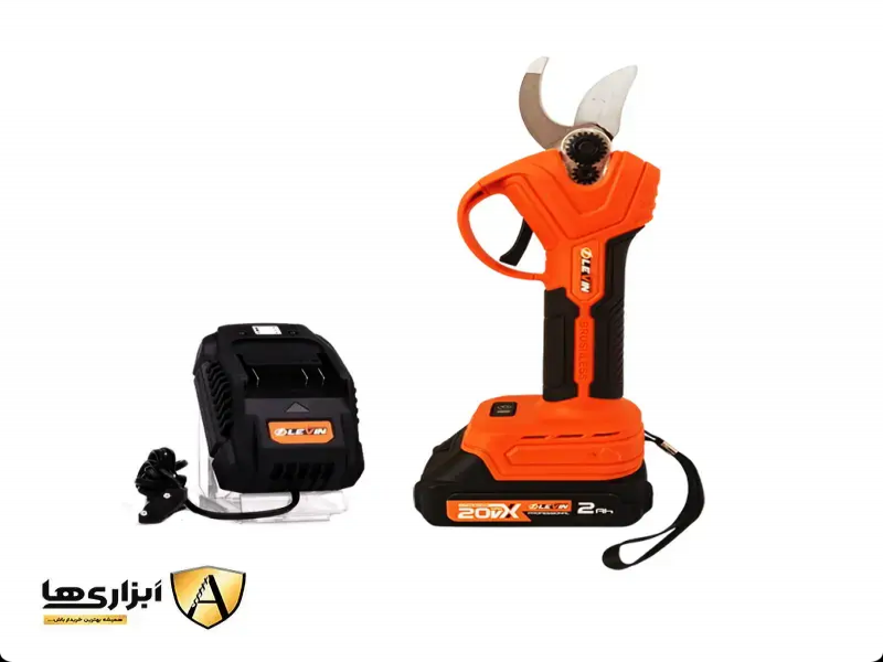 قیچی باغبانی شارژی لوین مدل LC1118 – سبک، قدرتمند و حرفه‌ای1