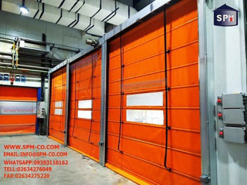 درب صنعتی سریع السیر فولداپ برند SPM8