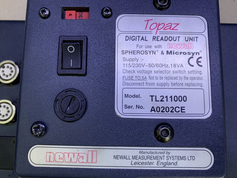 نمایشگردیجیتال خط کش صنعتی دو محور Newall2