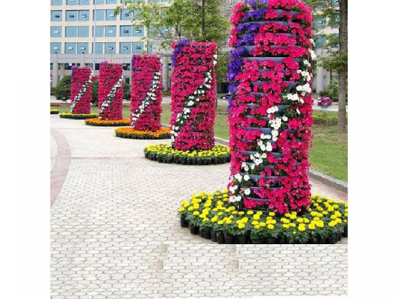 تولید انواع گلدان  های شهری و گلدان منازل فایبرگلاس3