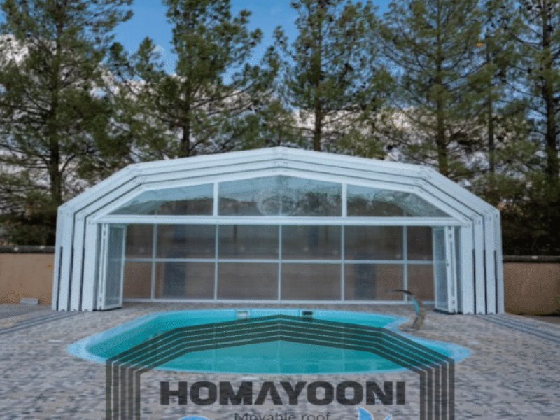 سقف متحرک استخر سقف متحرک المینیومی در مازندران0