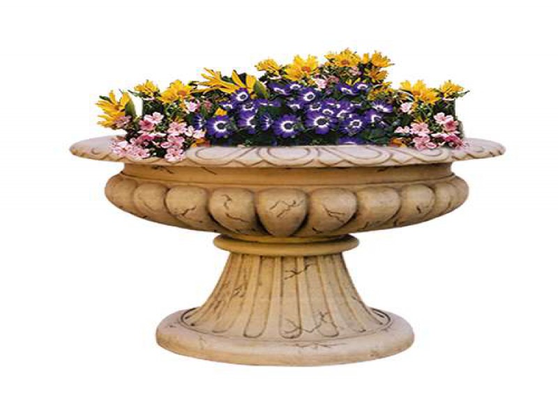 گلدان پایه دار فایبرگلاس زرین کار0