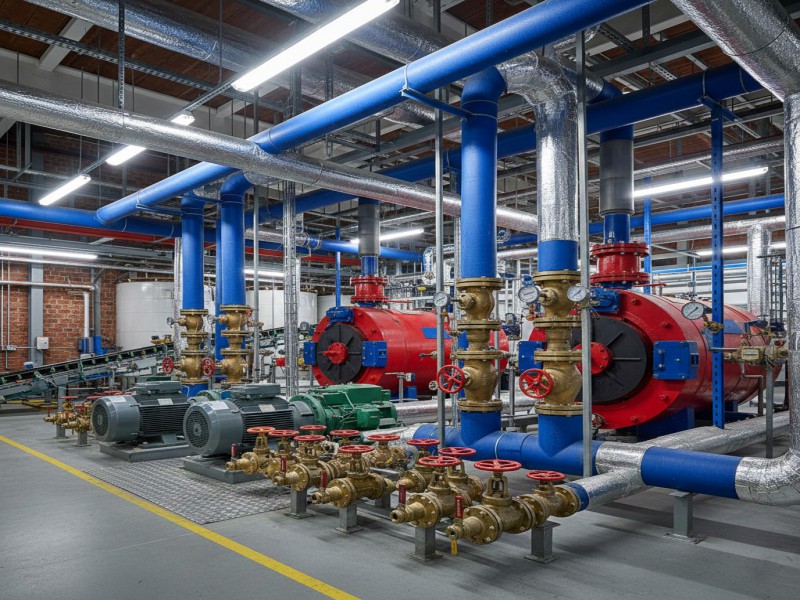 اجرای تاسیسات مکانیکال صنعتی و ساختمانی0