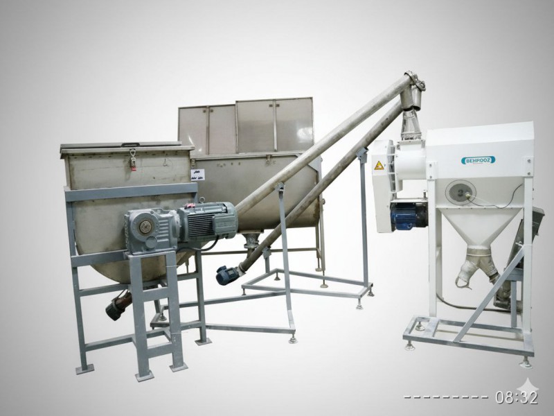 تولید و فروش میکسر پودری صنعتی استیل 304 و آهن از ۵۰ تا ۲۰۰۰ لیتر – پویا ماشین البرز0