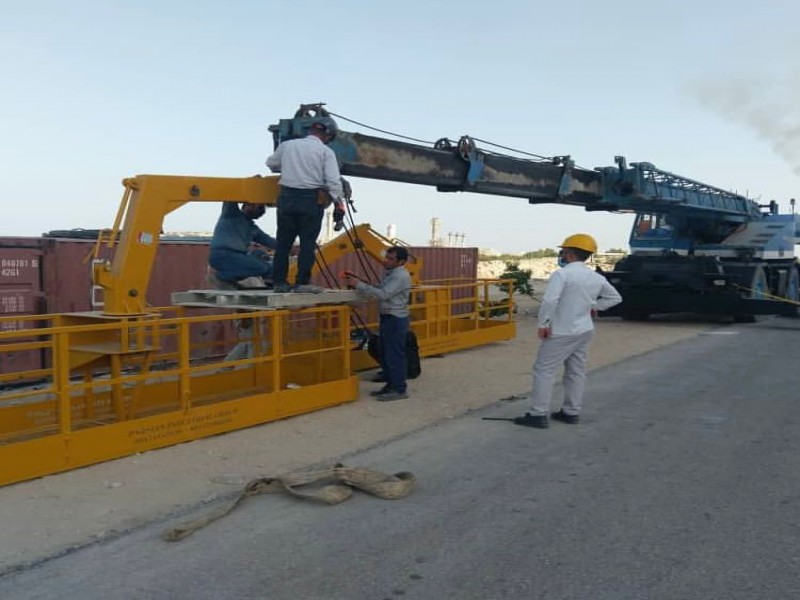 سبد بالابر ساده ،گردان و فایبر گلاس مخصوص جرثقیل5