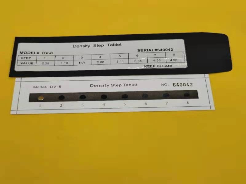 استپ کالیبراسیون دانسیتومتر Density Step Tablet0