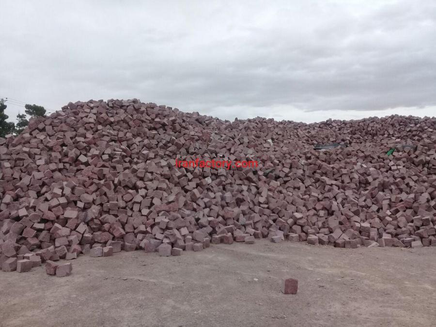 سنگ کوبیک گرانیت قرمز یزد0