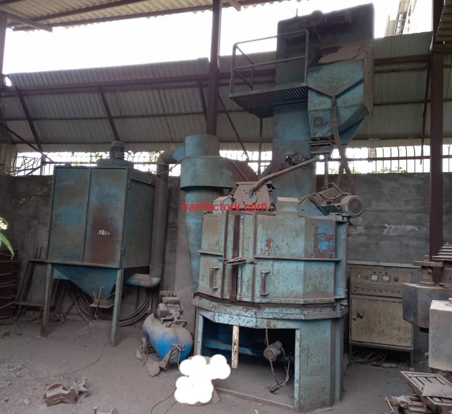 دستگاه شات پلاست میز گردان0