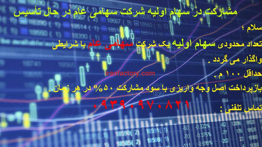 مشارکت در سهام اولیه شرکت سهامی عام در حال تأسیس0