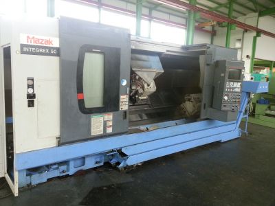 فروش دستگاه سی ان سی آلمانی CNC Turning & Milling Center Mazak Integrex 50Y Univ. 2000 4