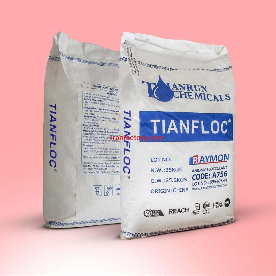 فروش پلی اکریل آمید  فلوکولانت تیان ران شرکت رایمون گستر آریا0