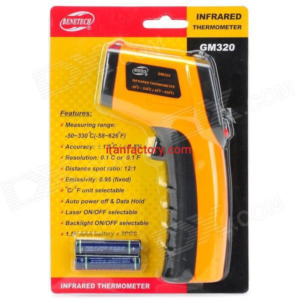 فروش ترمومتر لیزری BENETECH GM320 دماسنج لیزری در تهران1