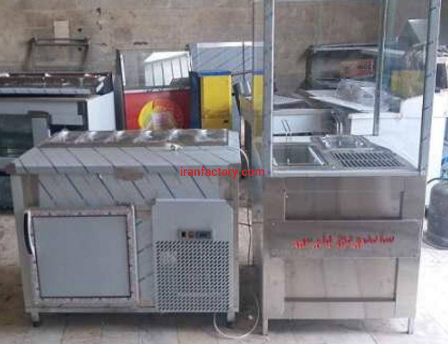 تولید دستگاه فر ساندویچی سرخ کن دار شرکت استیل پخت در تهران0
