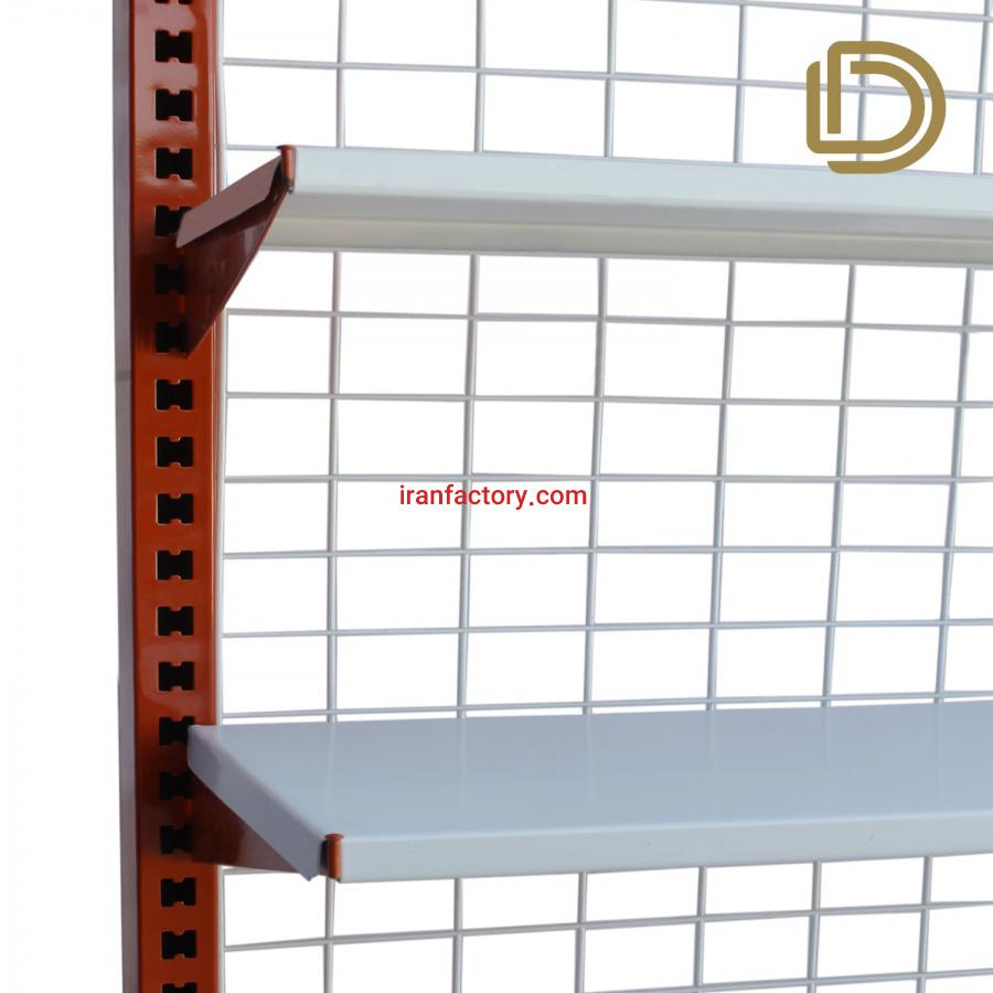 فروش قفسه خود ایستا سوپری پشت توری گروه صنعتی دی0