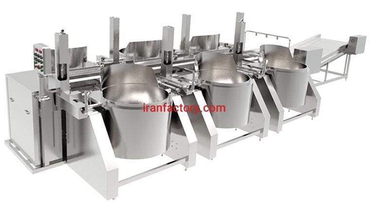 دستگاه پخت آبکشی و دانه گیری برنج (Model NRL – 900/600/400)0