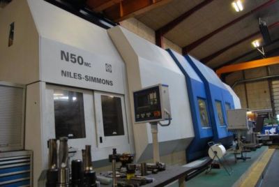 فروش دستگاه سی ان سی آلمانی Drehmaschine - CNC NILES-Simmons N50-45000