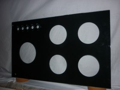 اجاق گاز 5 شعله شیشه ای رو میزی با جا کلیدی0