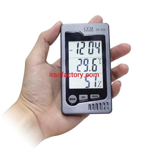 فروش رطوبت و دماسنج DT322 در تهران2