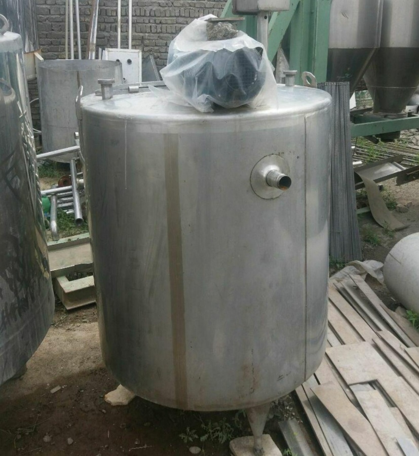 فروش مخزن استیل سه جداره میکسر دار دست دوم0