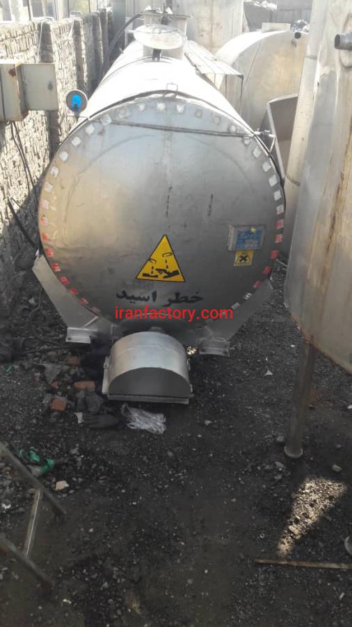 مخزن استیل 20 تن اسید0