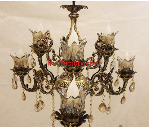 تولید لوستردر رنگهای طلایی و آنتیک و نقره ای0